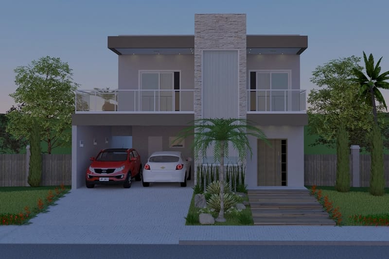 Floor plan with pool and deck