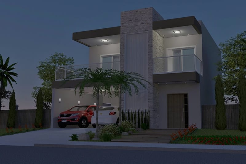 Floor plan with pool and deck