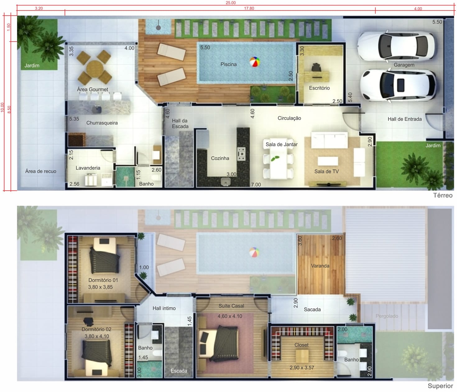 Terraced house10x25