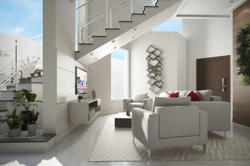 Floor plan with office