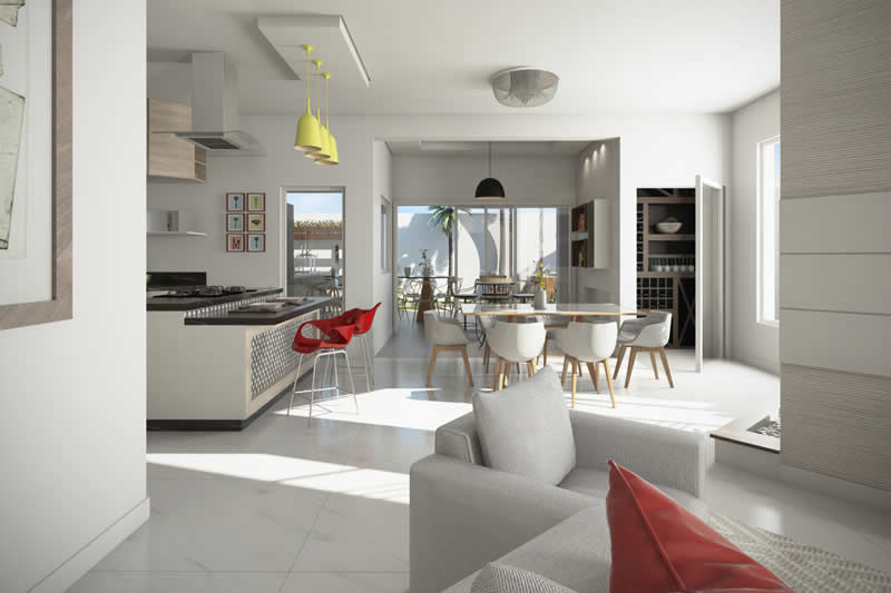 Floor plan with office