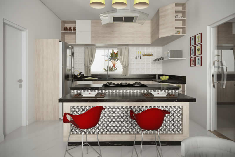 Floor plan with office