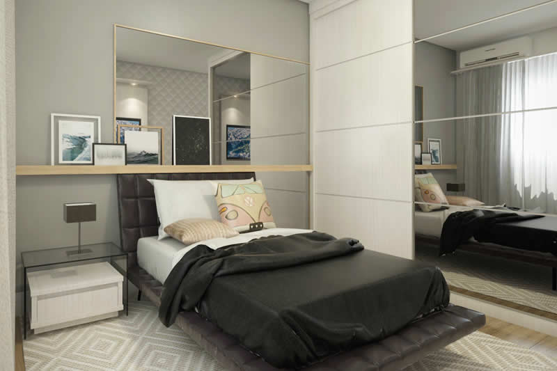 Floor plan with office