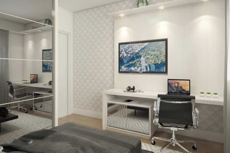 Floor plan with office