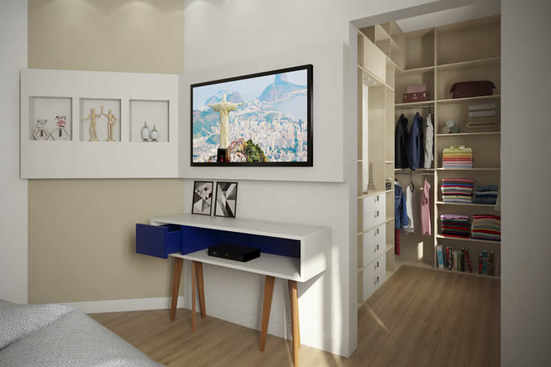Floor plan with office