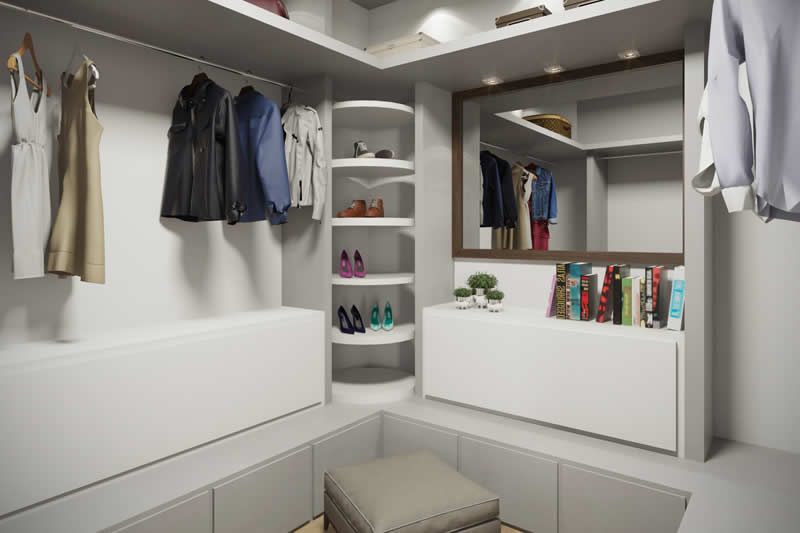 Floor plan with office