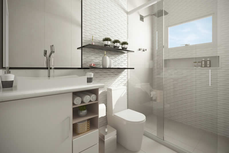 Two storey house with wood flooring