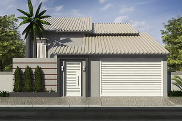 House with high ceilings and light area