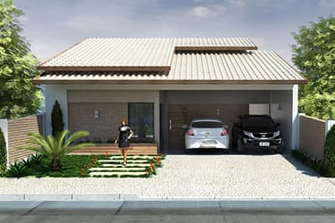House for land of 10 by 20 meters