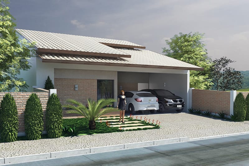 House for land of 10 by 20 meters