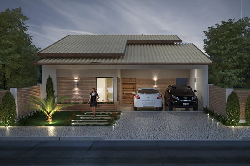 House for land of 10 by 20 meters