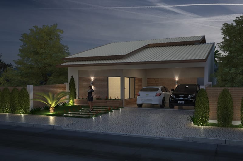 House for land of 10 by 20 meters