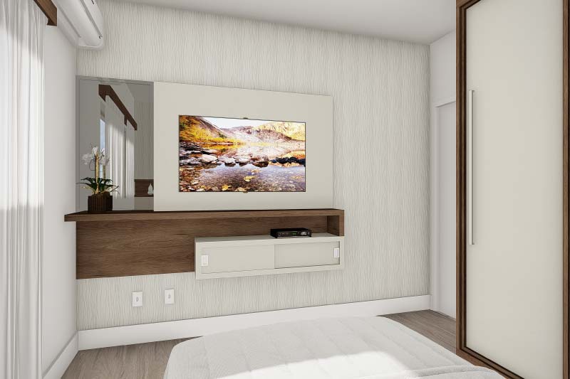House plan with integrated environments