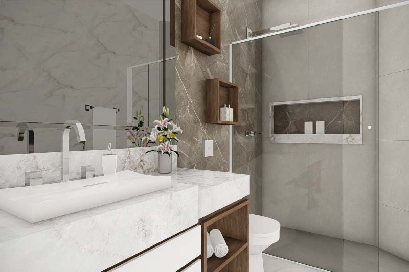 House plan with integrated environments