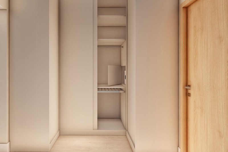 Floor plan with built-in roof