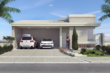 Ground floor house with barbecue