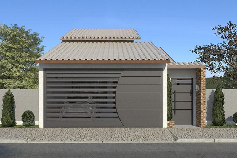 House plan for land of 7x20 meters