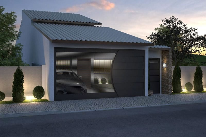 House plan for land of 7x20 meters
