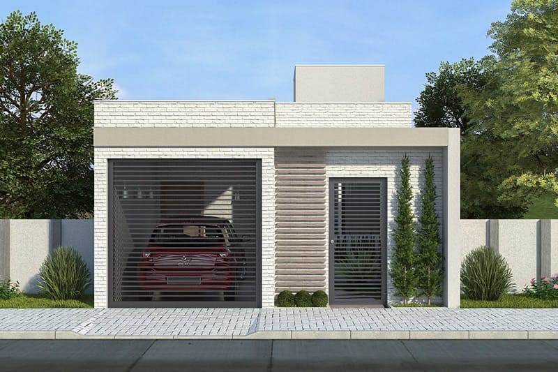 House plan with 2 bedrooms