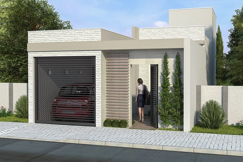 House plan with 2 bedrooms