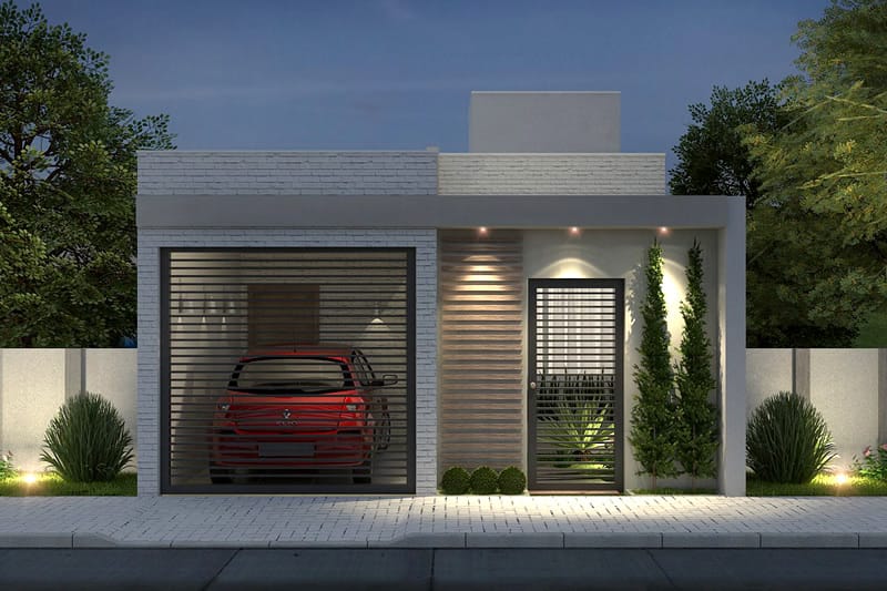 House plan with 2 bedrooms