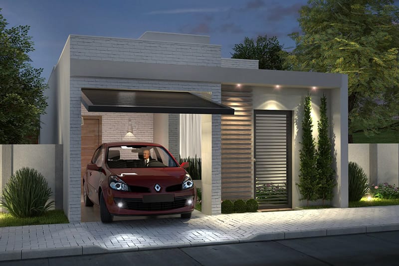 House plan with 2 bedrooms