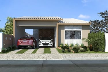 House plan with winter garden