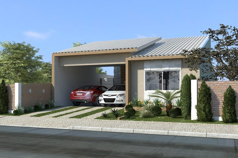 House plan with winter garden
