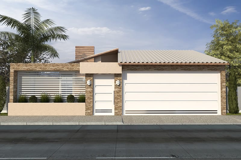 House plan with gourmet balcony