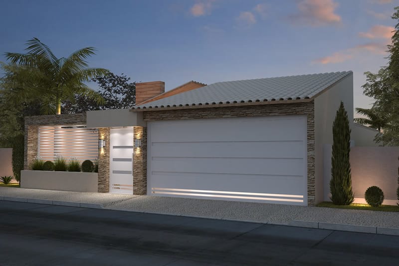 House plan with gourmet balcony