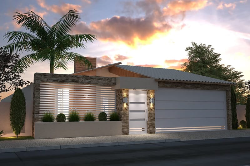 House plan with gourmet balcony