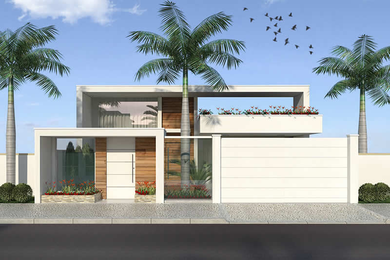 Single storey house with 3 suites