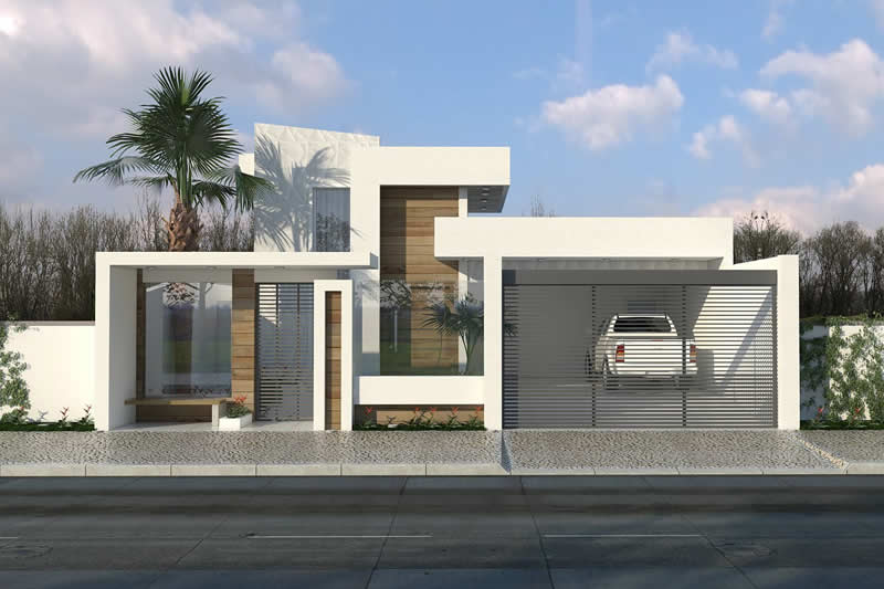 Single storey house with 3 suites
