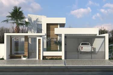 Single storey house with 3 suites