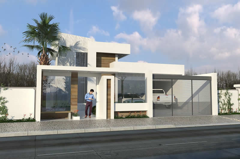 Single storey house with 3 suites