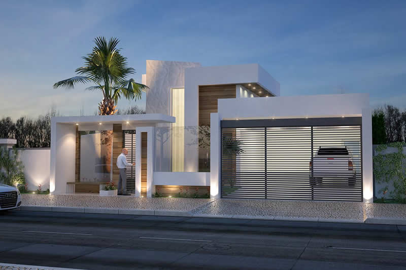 Single storey house with 3 suites