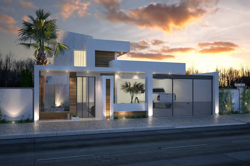 Single storey house with 3 suites