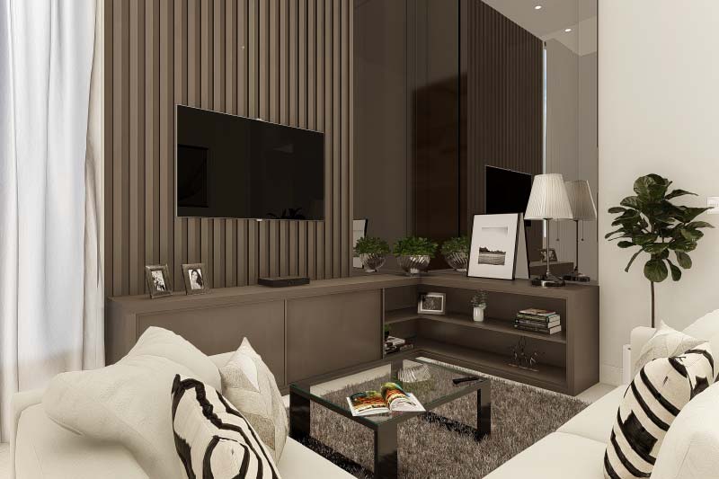 Single storey house with 3 suites