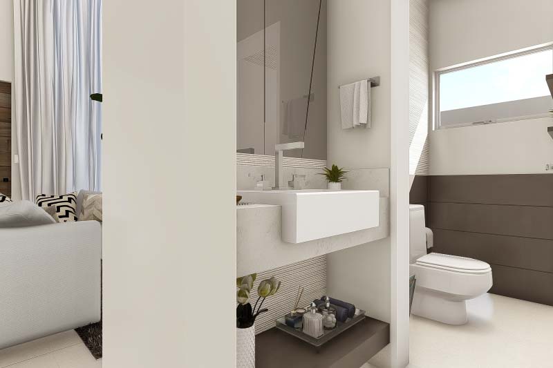 Single storey house with 3 suites