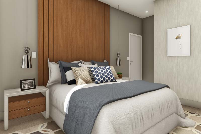 Single storey house with 3 suites