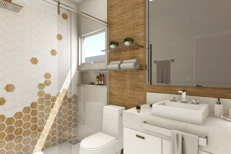 Single storey house with 3 suites