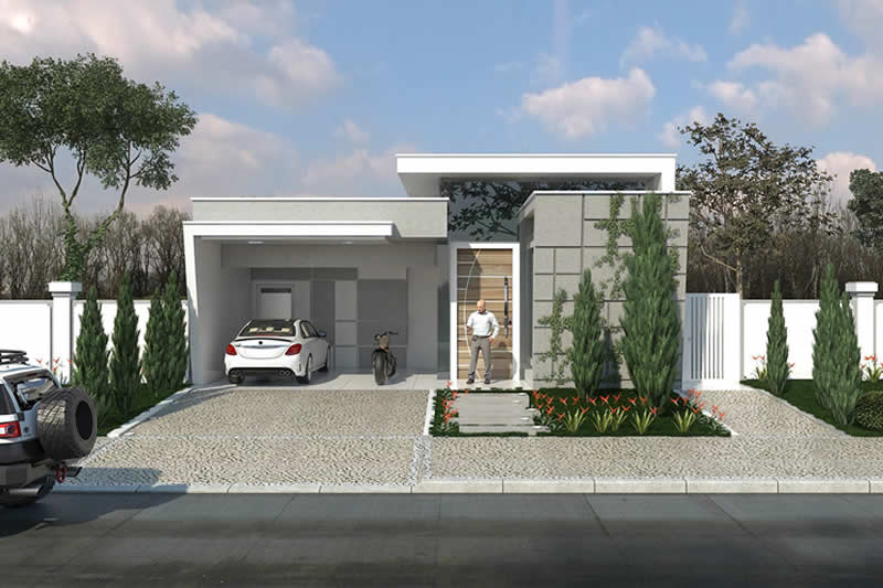 Ground floor house plan with office