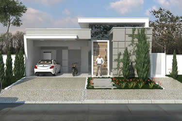 Ground floor house plan with office