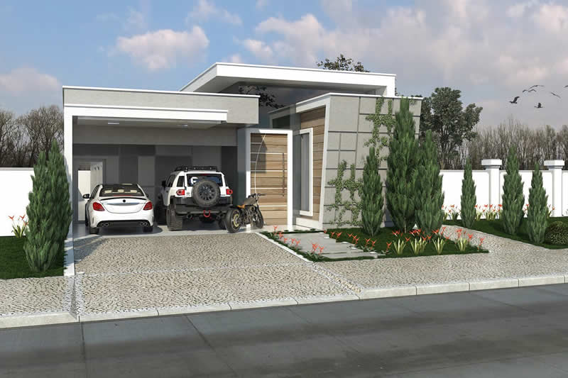 Ground floor house plan with office