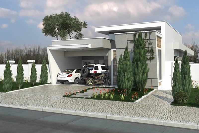 Ground floor house plan with office