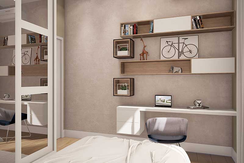 Ground floor house plan with office