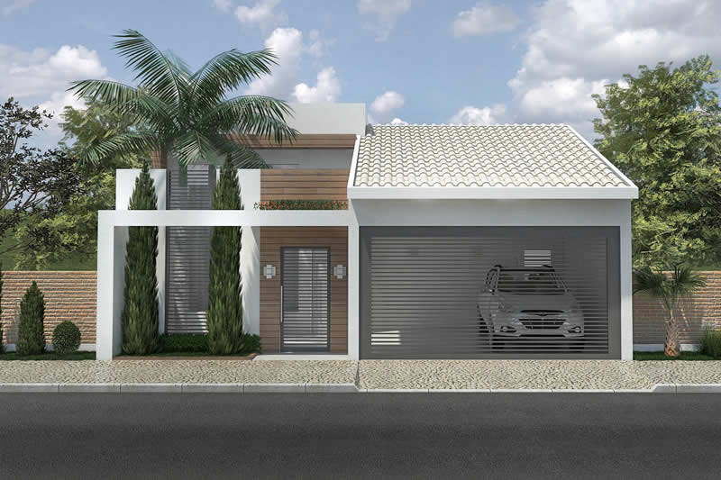 Single storey house with 3 suites