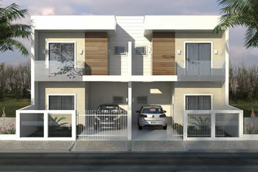 Modern townhouse floor plan