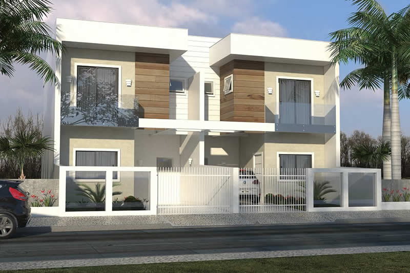 Modern townhouse floor plan