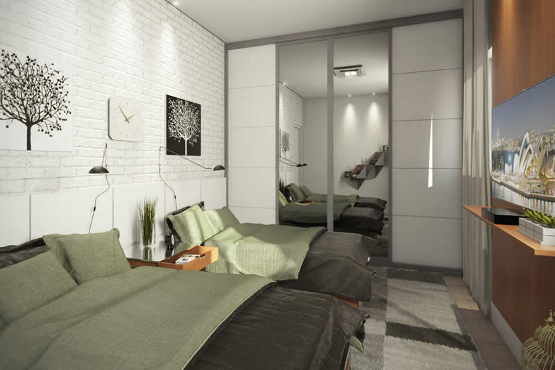 Ground floor house with suite and closet